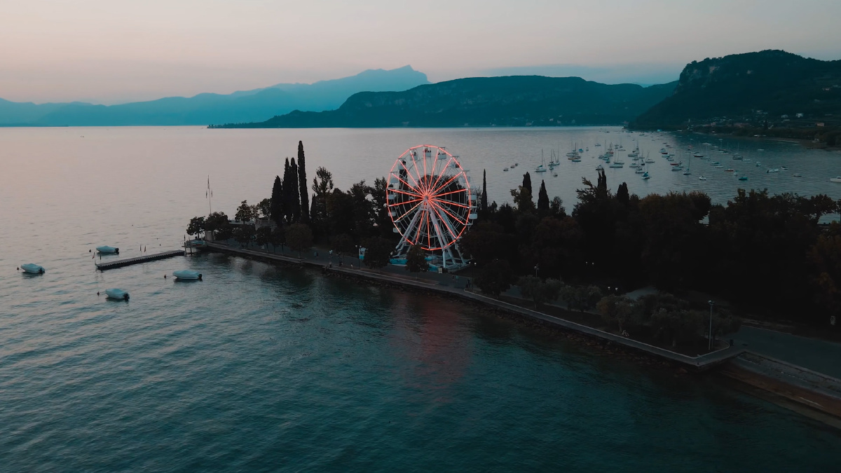 Los lagos de Italia capturados por un dron, parte 1