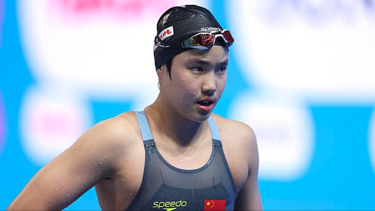 Yu Zidi, De 12 Años, Se Convierte En La Nadadora Más Joven En Ganar Una Medalla En El Campeonato Mundial