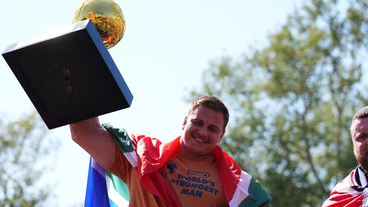 Rayno Nel Se Corona Como El Primer Africano En Ganar El Título De Hombre Más Fuerte Del Mundo