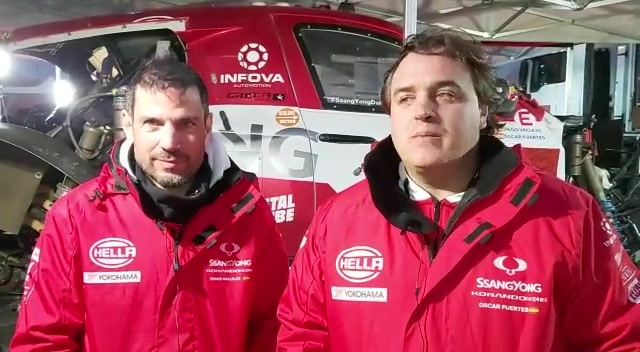 SsangYong Motorsport en la etapa de descanso del Dakar 2020