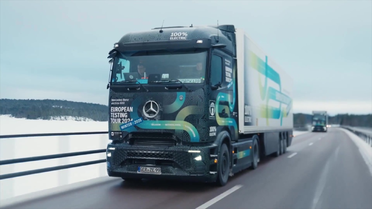 Mercedes-Benz eActros 600 - INVIERNO 2025 - Pruebas de invierno