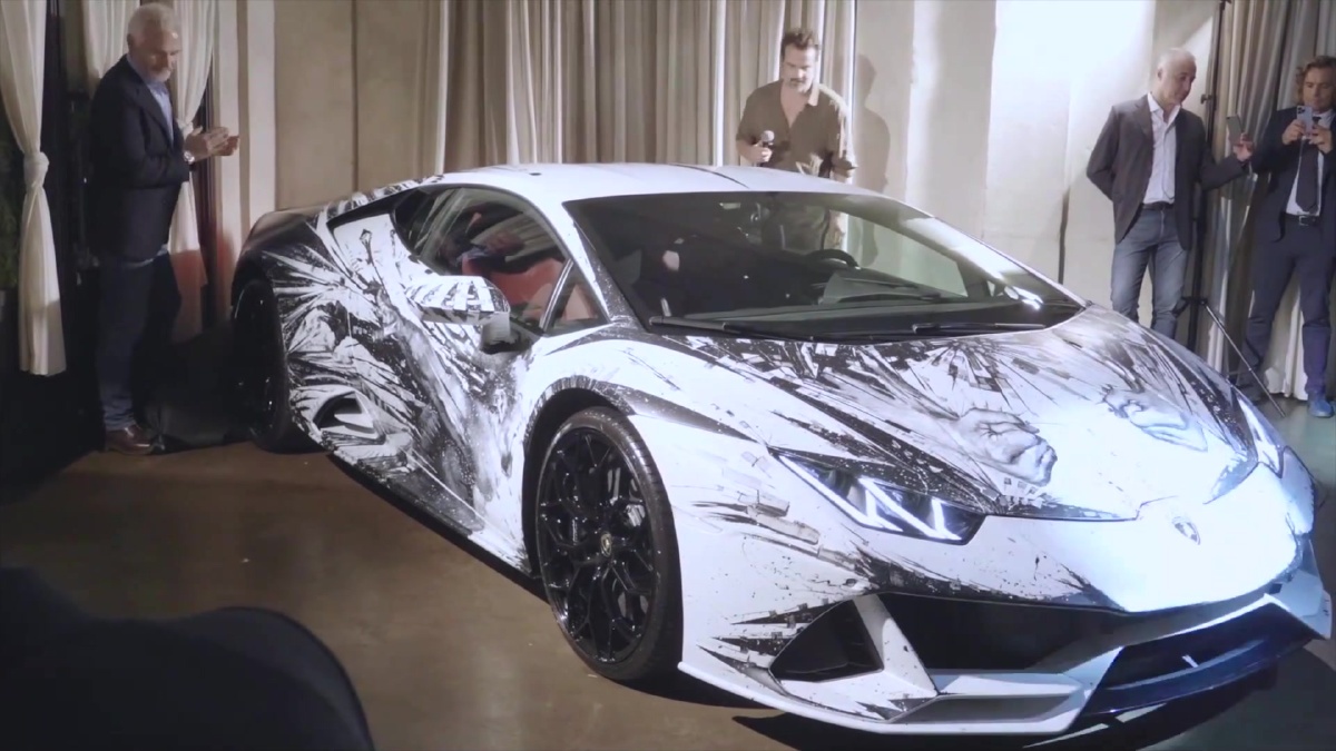 El Lamborghini Huracán EVO interpretado por el artista Paolo Troilo