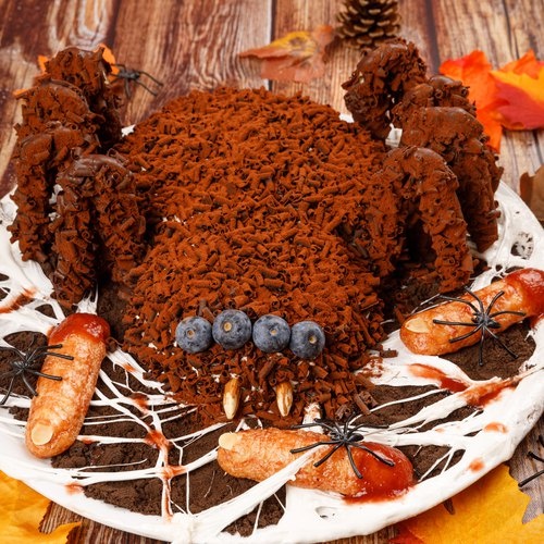 Tarta embrujada de Halloween